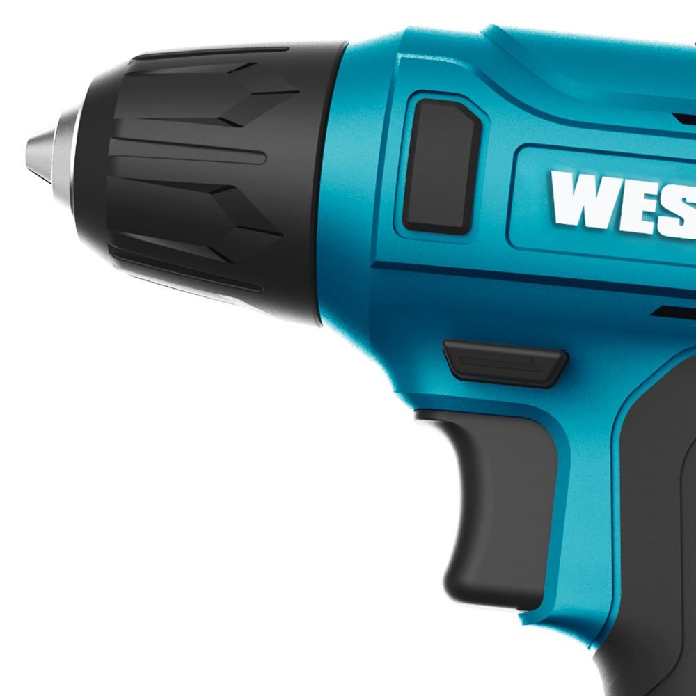 Parafusadeira/Furadeira a Bateria 12V 1.3Ah Li-Ion 3/8 Pol. com Carregador Estojo e Acessórios WESCO-WS2555K