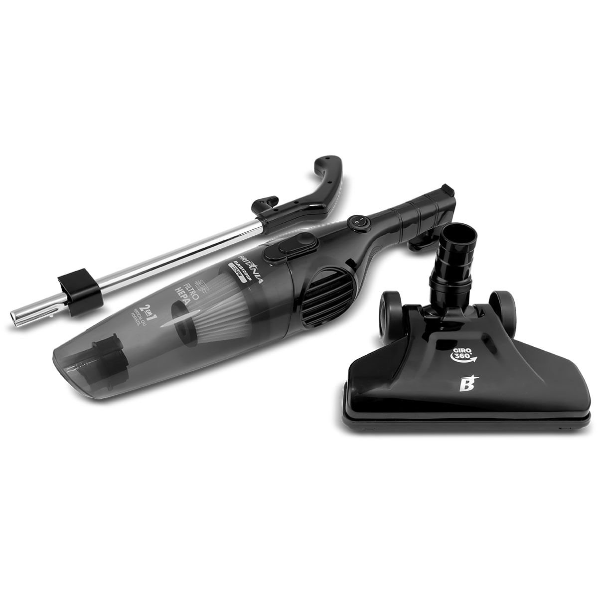 Aspirador Pé Vertical 2 Em 1 Britânia 1250W 127V