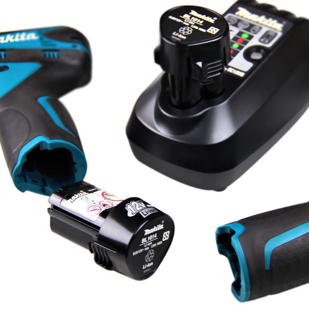 Combo de Parafusadeira Impacto e Furadeira Parafusadeira 12V Li-ion Bivolt com Maleta MAKITA-LCT204