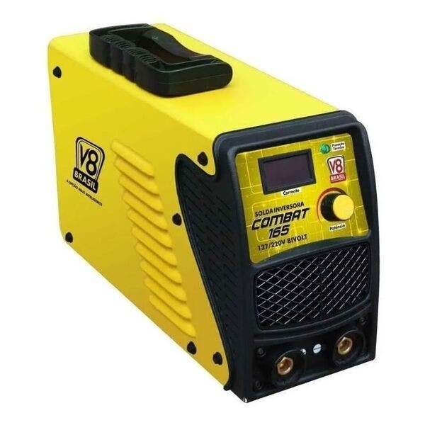 Máquina De Solda Inversora V8 Combat 165 60hz 120a Bivolt Monofásica