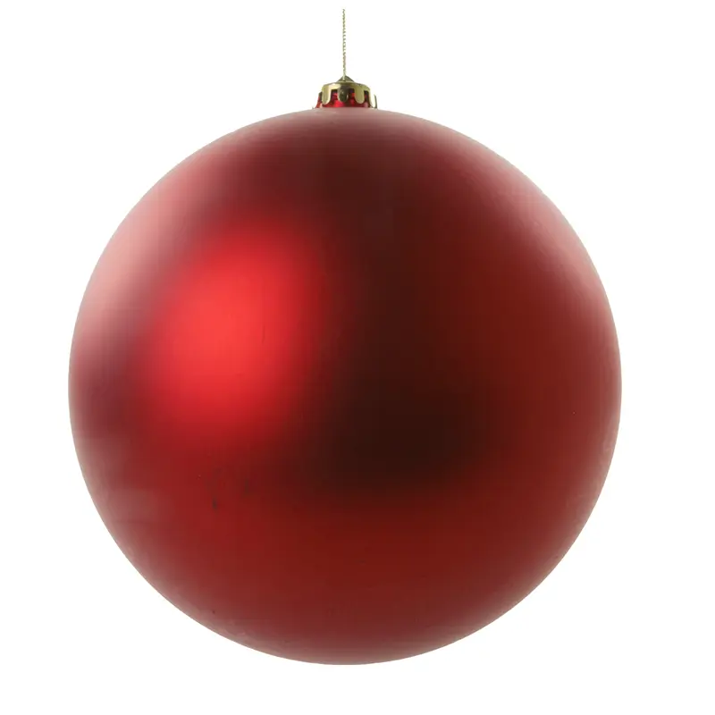 Bola Natal 10Cm Fosca Vermelho Tuut