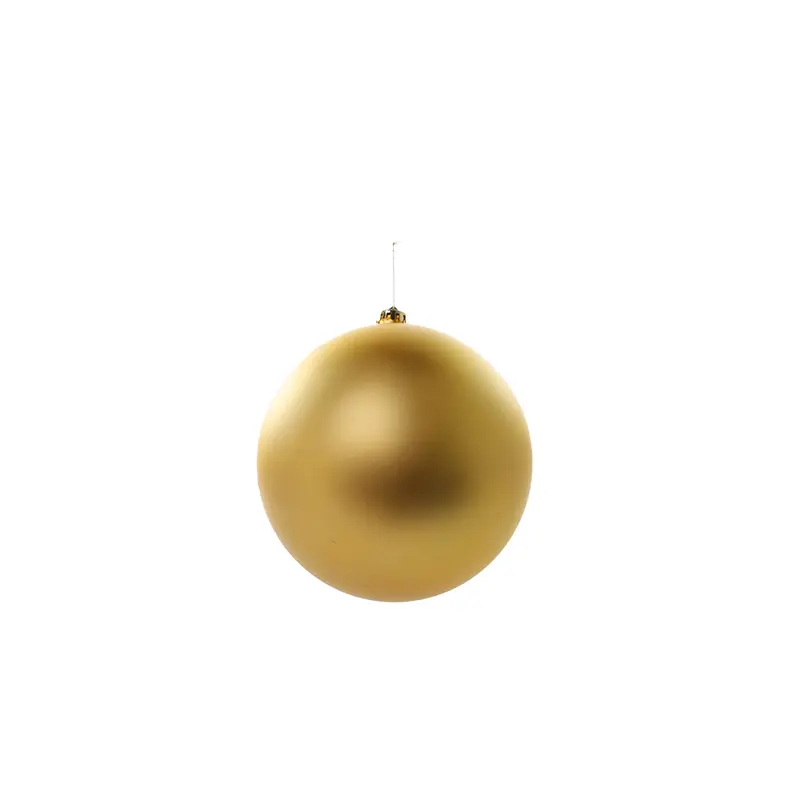Bola Natal 10Cm Fosca Dourada Tuut