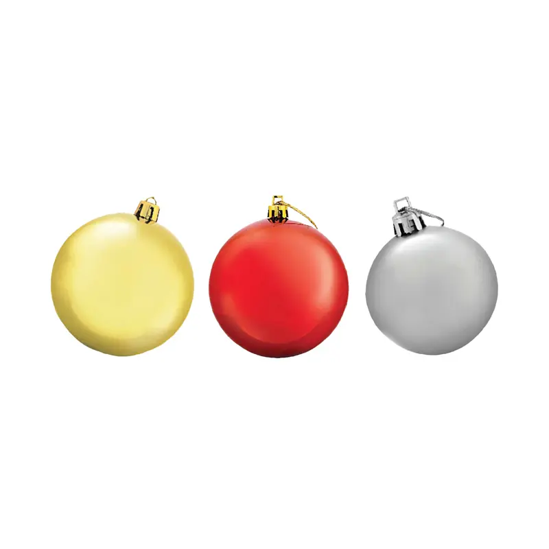 Bola Natal 4Cm Brilhante Sortida Tuut C5