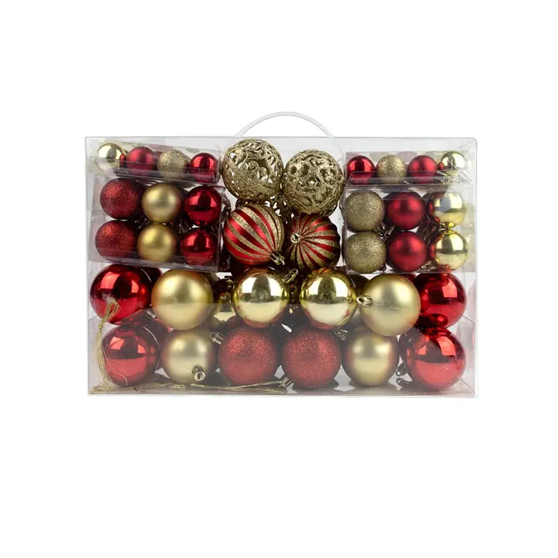 Bola Natal Sortida Dourada/Vermelha Tuut C100